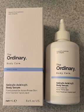 The Ordinary Salicylic Acid 0.5% Body Serum - White with Blue Accent